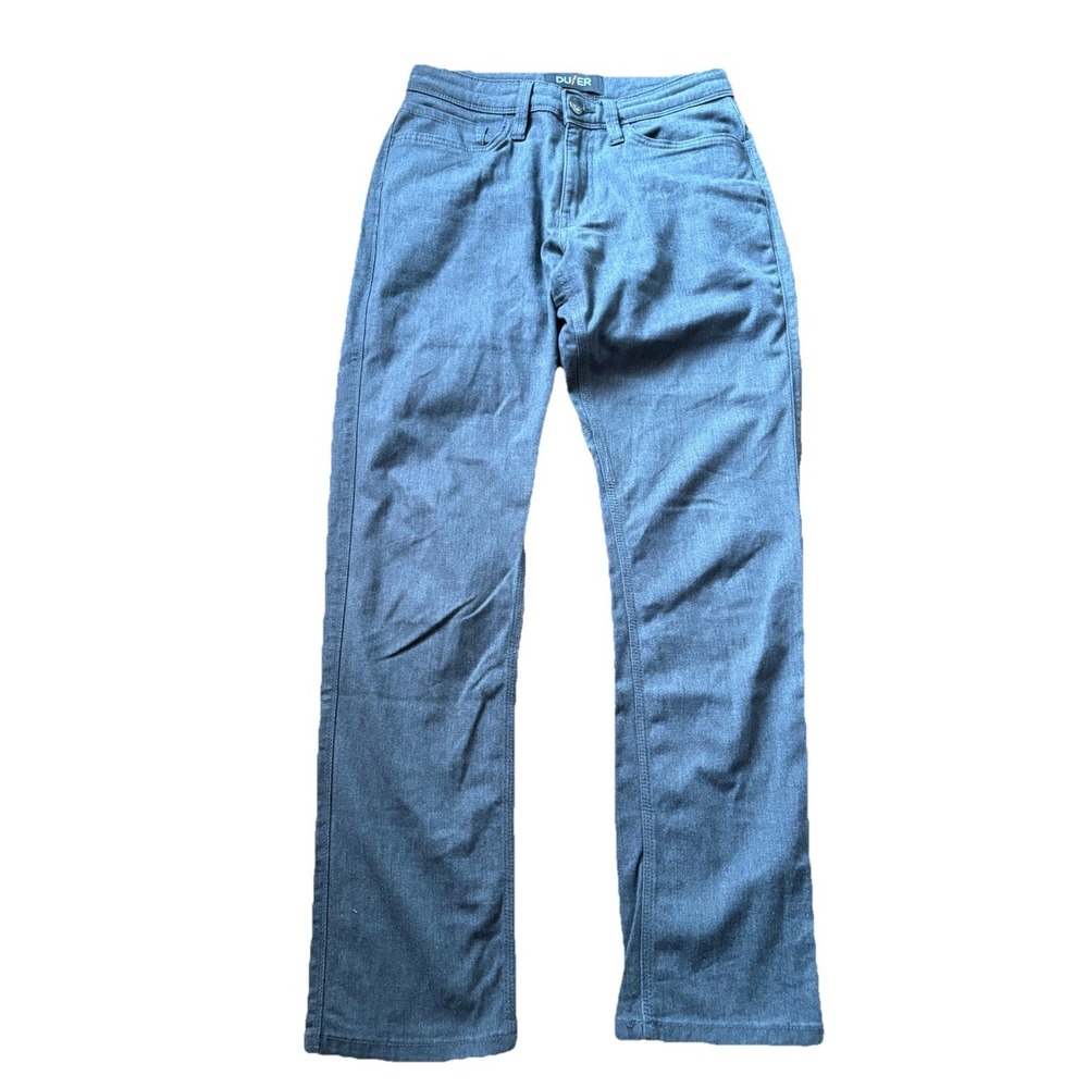 DU/ER Duer Jeans L2X Relaxed Taper Men's 30x32 Denim Performance Stretch Gray